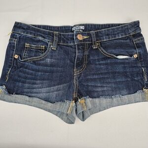 Mossimo Supply‎ Co Women's Blue Denim Boyfriend Shorts Size 11 Y2K